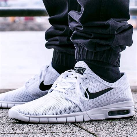 nike schuhe herren weiß janowski|Nike SB Stefan Janoski Max White Black Men's.